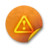 Orange sticker badges 129 Icon